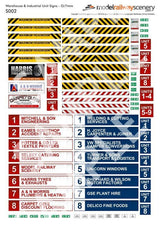 Warehouse & Industrial Unit Signs S002 O/7mm/1:43