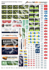 Warehouse & Industrial Unit Signs S002 O/7mm/1:43