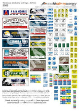 Warehouse & Industrial Unit Signs S002 O/7mm/1:43