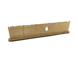 WG001-28 Laser Cut Old Wooden Fencing 28mm / 1:64