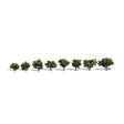 Woodland Scenics ¾"-1¼" Classic Sun Kissed (8/Pk) TR3501