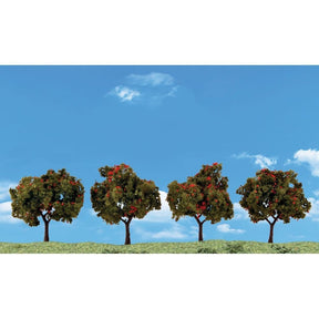 Woodland Scenics 2"-3" Classic Apple Trees (4/Pk) TR3591