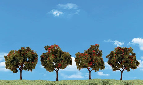 Woodland Scenics 2"-3" Classic Apple Trees (4/Pk) TR3591