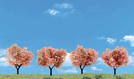 Woodland Scenics 2"-3" Classic Flowering Trees (4/Pk) TR3593
