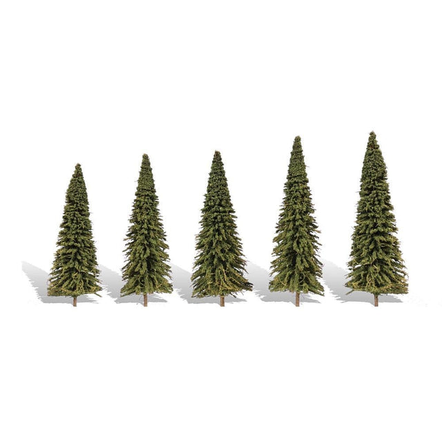 Woodland Scenics 2 "-3 ½" Classic Forever Green (5/Pk) TR3565