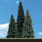 Woodland Scenics 2 "-3 ½" Classic Forever Green (5/Pk) TR3565