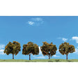 Woodland Scenics 2"-3" Classic Orange Trees (4/Pk) TR3592