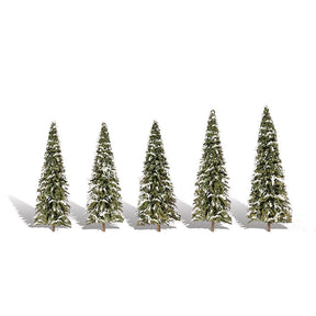 Woodland Scenics 2 "-3 ½" Classic Snow Dusted (5/Pk) TR3567