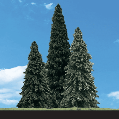 Woodland Scenics 3 ½"-5½" Classic Forever Green (4/Pk) TR3568