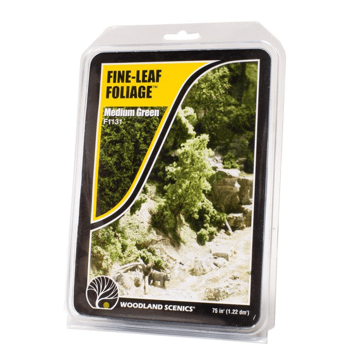 Woodland Scenics F1131 Fine-Leaf Foliage Medium Green