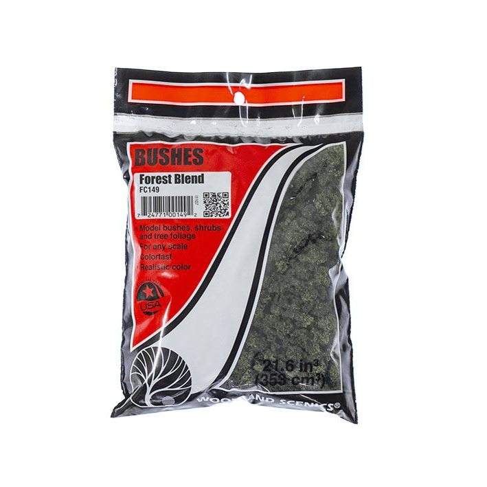 Woodland Scenics FC149 Forest Blend Bushes Bag