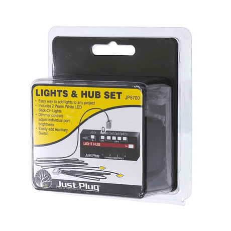 Woodland Scenics JP5700 Just Plug Lights & Hub Set