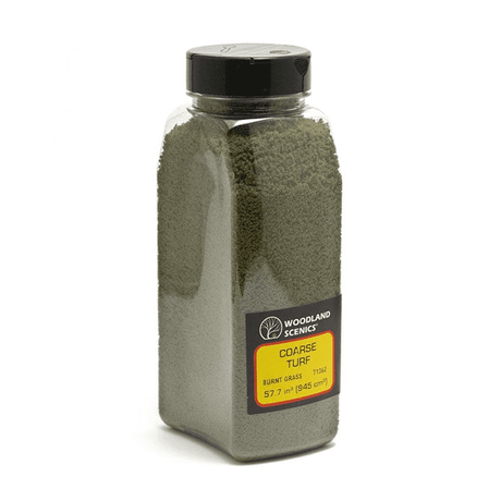 Woodland Scenics T1362 Burnt Grass Coarse Turf - Large Shaker Tub