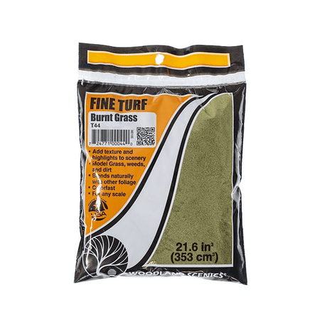 Woodland Scenics T44 Burnt Grass Fine Turf Scatter Bag