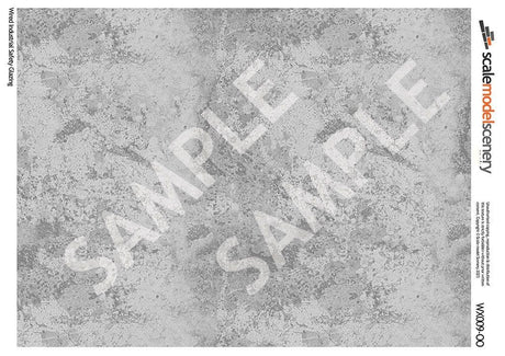 WX009-OO Grimy Industrial Glazing Sheets For OO Gauge / 4mm / 1:76